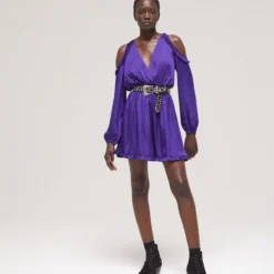 THE KOOPLES Robe Droite En Soie, Imprimé Python -Velousia Soldes Boutique 1ecff224e0e03d393a742bb8e58235a4 1