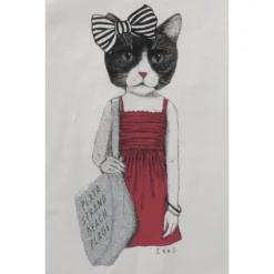 T-shirt Visuel Chat En Robe 16 T-shirt Visuel Chat En Robe -Velousia Soldes Boutique 1ede4702d15c8500fad4a90ca3f80b3b