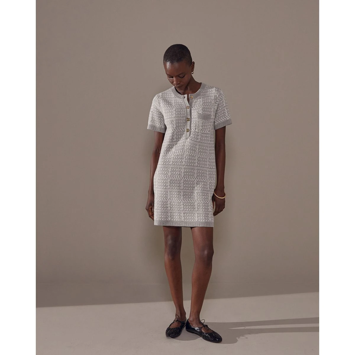 RODIER Robe Courte Jacquard En Maille 2 RODIER Robe Courte Jacquard En Maille – Image 2