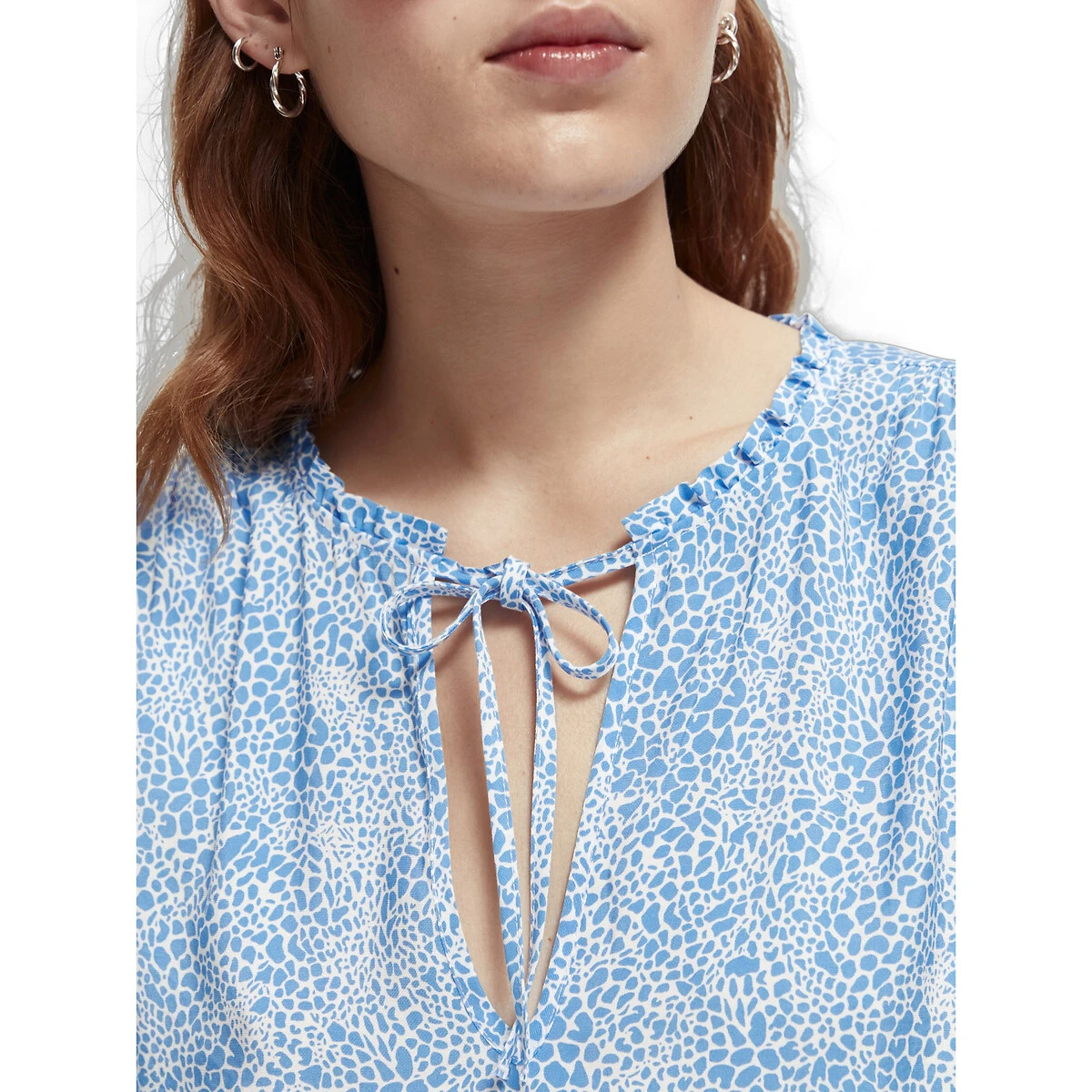 Scotch And Soda Robe Imprimée Ample, Manches Longues 3 Scotch And Soda Robe Imprimée Ample, Manches Longues – Image 3