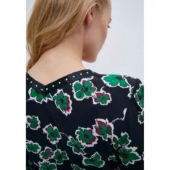 Ikks Robe Imprimé Maxi Floral à Col Clouté -Velousia Soldes Boutique 20371fcfe63d3ab67f2d00b2963bf2aa