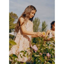 Mango Kids Robe En Imprimé Feuilles