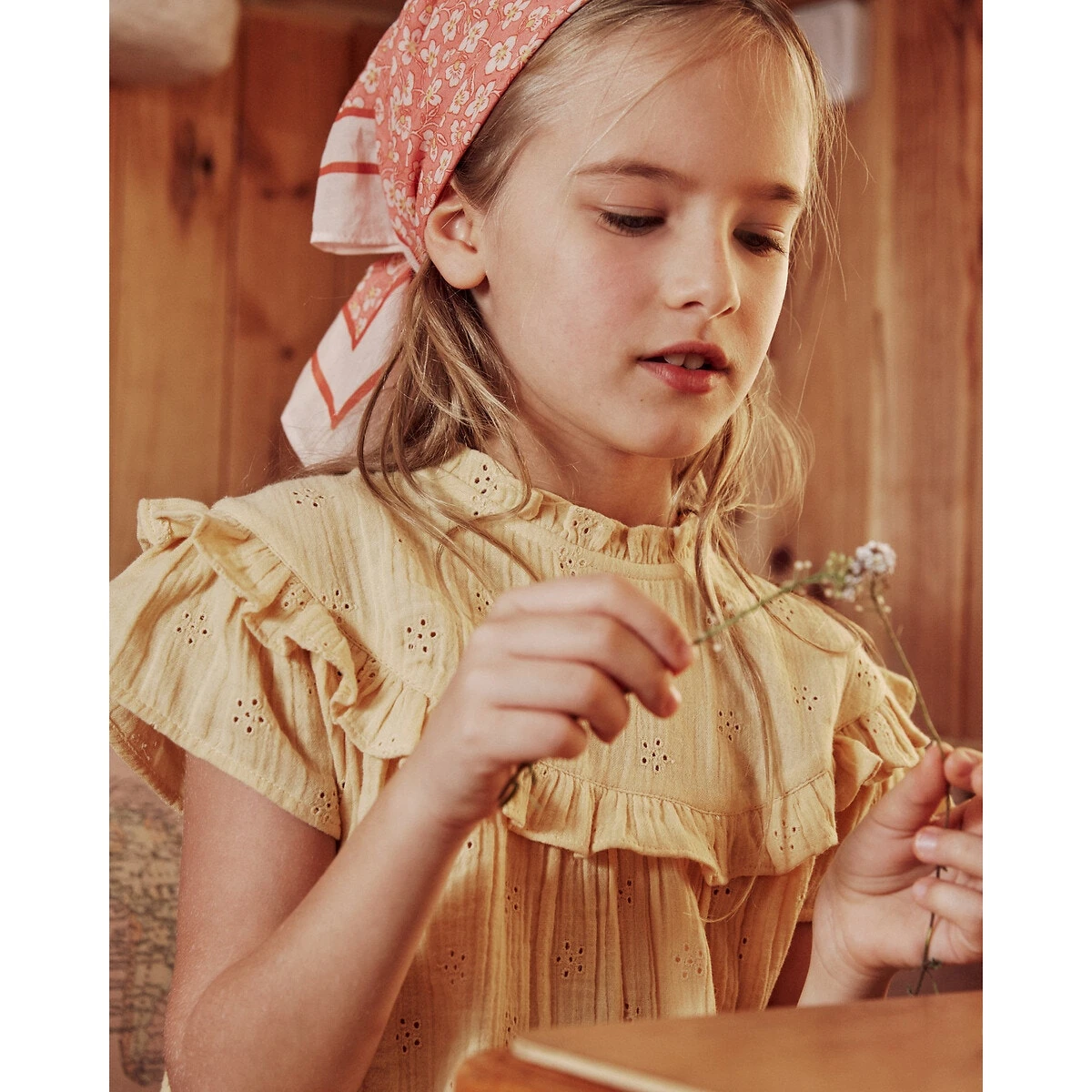 Robe Brodée En Gaze De Coton 7 Robe Brodée En Gaze De Coton – Image 7