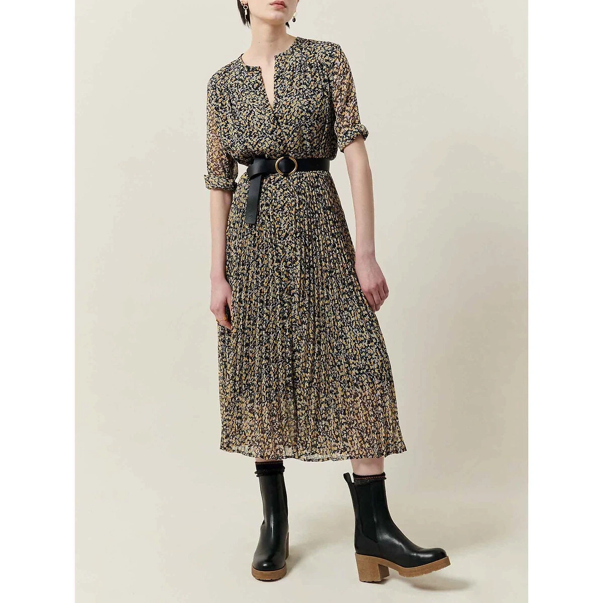 Sessun Robe Longue Imprimée PAINTERLY 5 Sessun Robe Longue Imprimée PAINTERLY – Image 5