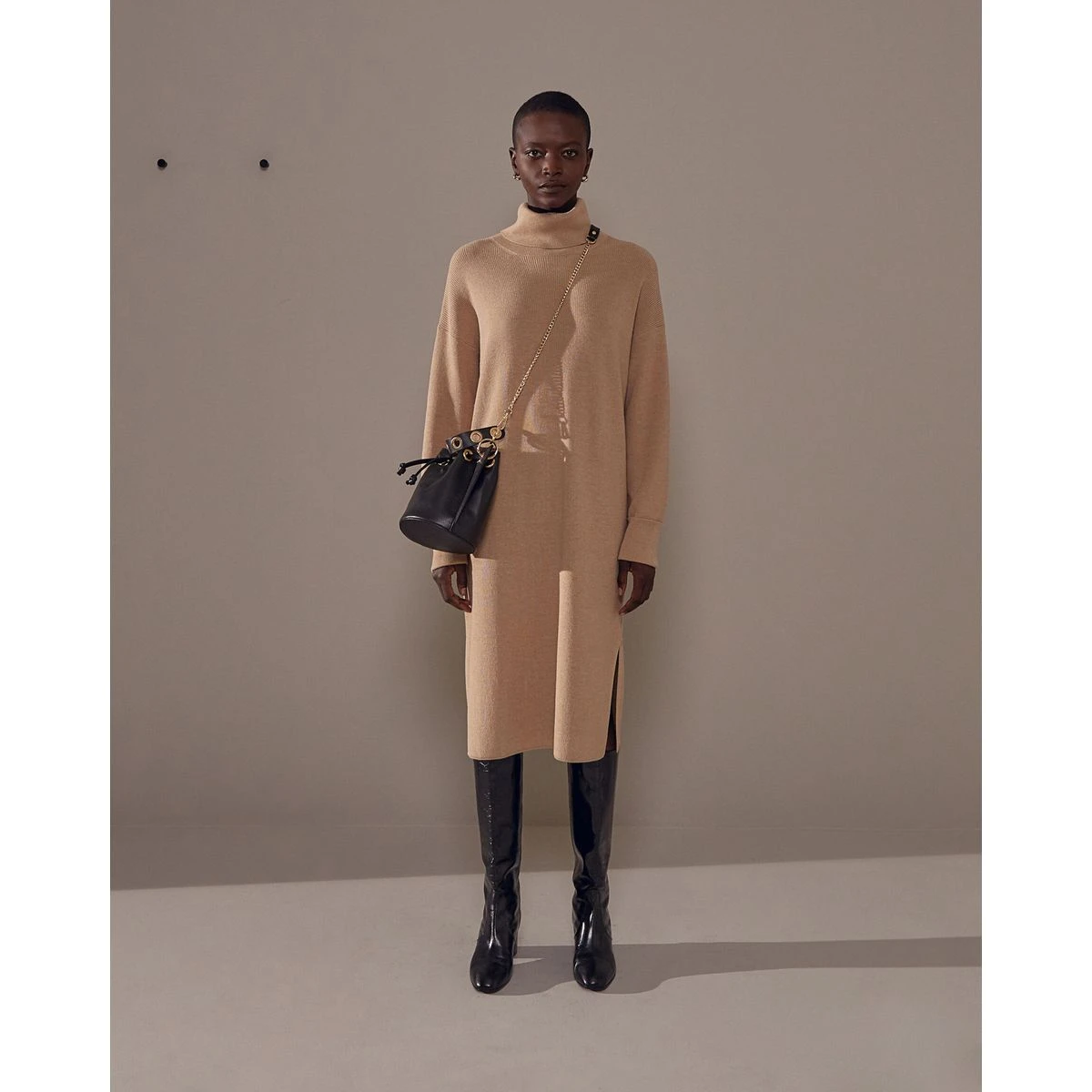 RODIER Robe Maille Large Col Roulé 18 RODIER Robe Maille Large Col Roulé – Image 18