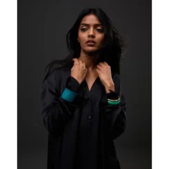 RODIER Robe Midi Chemisier En Satin -Velousia Soldes Boutique 243dba2dcc213528b64cb7d54e30125a