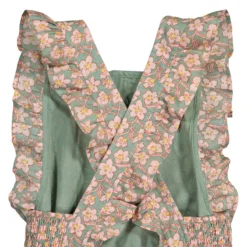 Robe Sans Manches à Volants, Imprimé Fleurs -Velousia Soldes Boutique 247c99b83133e15fdc47a8d3becff2e4