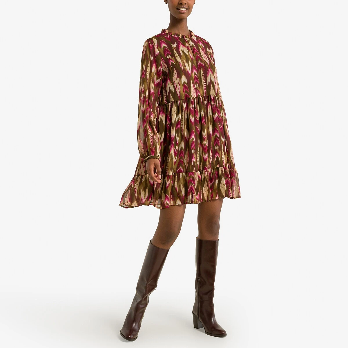 ONLY Robe Courte, Manches Longues, Imprimée 2 ONLY Robe Courte, Manches Longues, Imprimée – Image 2