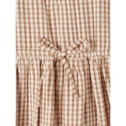 Robe à Carreaux Vichy Avec Collerette -Velousia Soldes Boutique 274b899c0ecd4d844b8bd74b1aaf0076