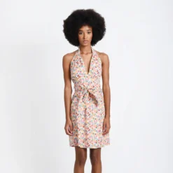 Robe Dos-nu Imprimé Cœur