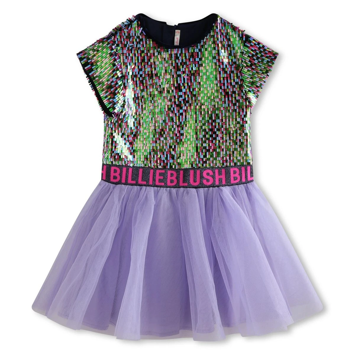 Billieblush Robe Bimatière à Sequins 1 Billieblush Robe Bimatière à Sequins