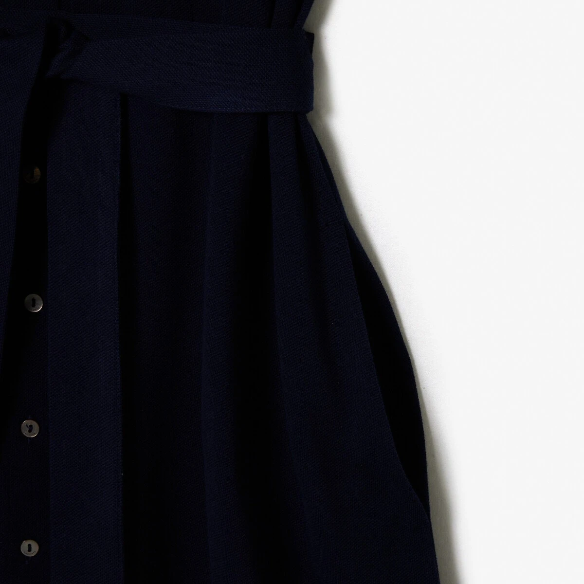 Lacoste Robe Polo Ceinturée, Maille Piquée Coton 3 Lacoste Robe Polo Ceinturée, Maille Piquée Coton – Image 3