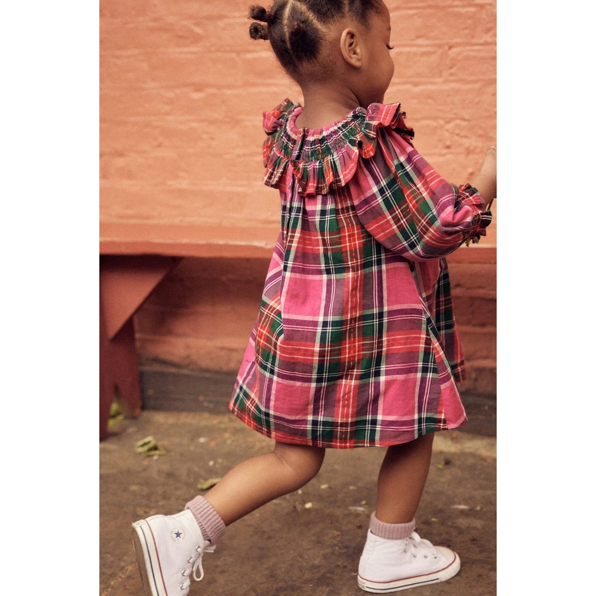 Next Robe Froncée Aux Carreaux 7 Next Robe Froncée Aux Carreaux – Image 7