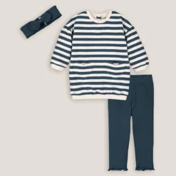 Ensemble 3 Pièces Robe, Legging Et Bandeau -Velousia Soldes Boutique 2c96bf8d04db135f4a1afd9af73c11cb