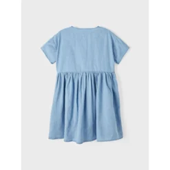 NAME IT Robe En Jean À Manches Courtes -Velousia Soldes Boutique 2d715ea095370868358dea2b2c3710de