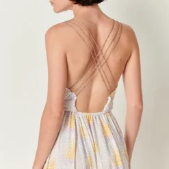Sessun Robe Imprimée à Fines Bretelles Dallina -Velousia Soldes Boutique 2dbe9166d4cd46e5b5e8f8ca7f61ac52