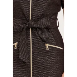 Robe Droite Ceinturée Zippée 11 Robe Droite Ceinturée Zippée -Velousia Soldes Boutique 2efb119fc7b5a64ac4ab974f6d684cbd