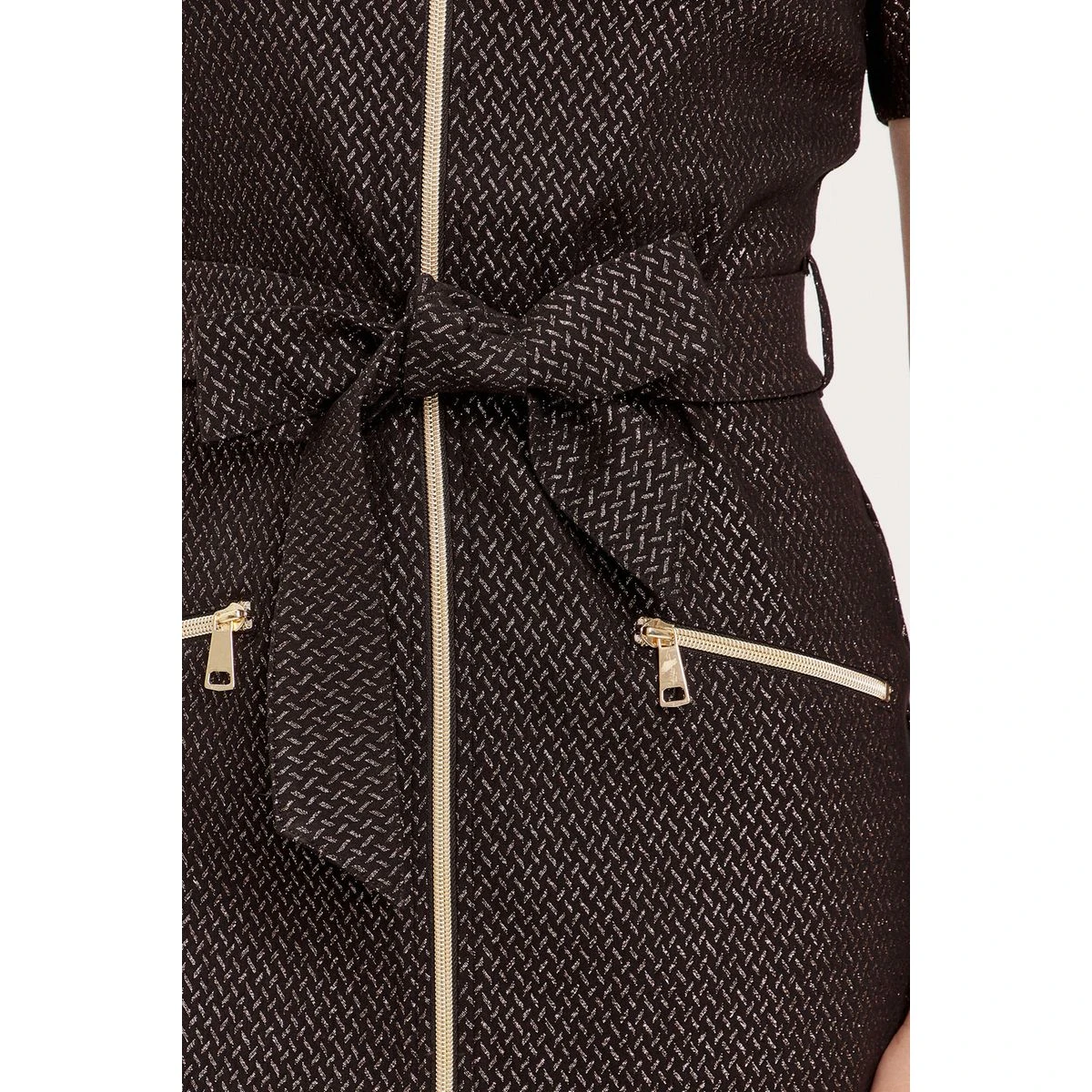 Robe Droite Ceinturée Zippée 6 Robe Droite Ceinturée Zippée – Image 6