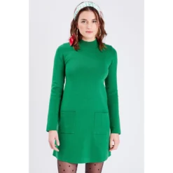 Robe Pull Droite Avec Poches -Velousia Soldes Boutique 2f0cac712164a3495fcd45edba2537c7