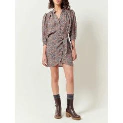 Sessun Robe Courte, Portefeuille, Manches 3/4 GAYNOR -Velousia Soldes Boutique 2fb77d3c9b4ac09eca8185a739970736