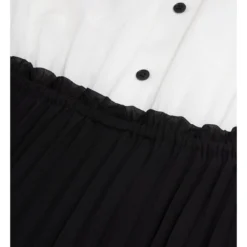 THE KOOPLES Robe Courte Plissée Soie -Velousia Soldes Boutique 30fc42e80f2c358d20bf70c6aeaa8c68