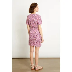 Robe Portefeuille En Coton Bio, Courte PIERIC 11 Robe Portefeuille En Coton Bio, Courte PIERIC -Velousia Soldes Boutique 31029b1d079830496c005f3a8f6267da