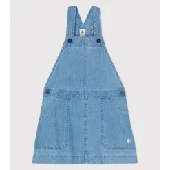 PETIT BATEAU Robe Salopette En Denim -Velousia Soldes Boutique 31a7131e3f59493d8b795d64e80a39b6