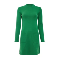 Robe Pull Droite Avec Poches -Velousia Soldes Boutique 31f4a25ad3d2ad5096db2dbc7026f12f