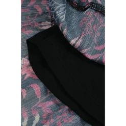 Robe Courte, Manches Volantes, Ouverture Boutonnée à L'arrière. -Velousia Soldes Boutique 32721d88774af93cf144fb73e22a051b