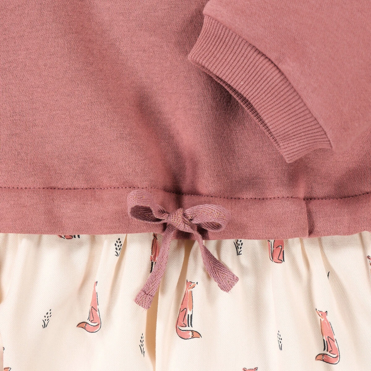 Robe Manches Longues Effet 2 En 1 5 Robe Manches Longues Effet 2 En 1 – Image 5