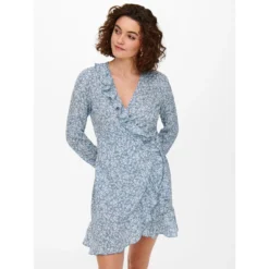 ONLY Robe Portefeuille Fleurie -Velousia Soldes Boutique 339fe79e457cf18884c631632d9e6e90