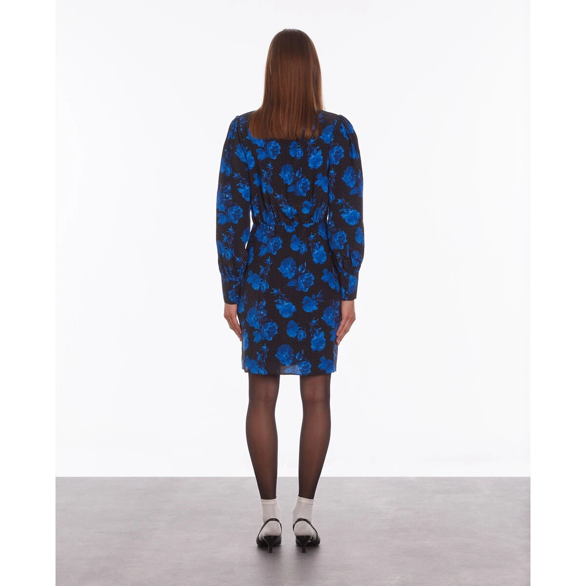 THE KOOPLES Robe Courte Portefeuille, Motifs Floraux 4 THE KOOPLES Robe Courte Portefeuille, Motifs Floraux – Image 4