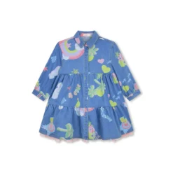Billieblush Robe En Denim à Jupon En Tulle -Velousia Soldes Boutique 346a704bb1378f32fda23bcb2d2dd777