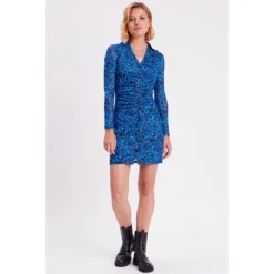 Robe Moulante Froncée -Velousia Soldes Boutique 34842fe253eec59189bf0fd5b0dcac27