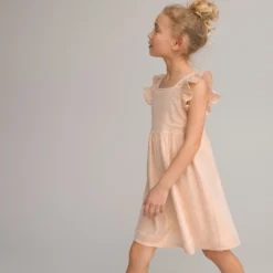 Robe Sans Manches à Volants