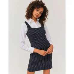 Robe Rayée En Flanelle