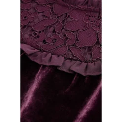 Next Robe En Velours Et Dentelle -Velousia Soldes Boutique 3bbf2ef8d825cc635fe198dffa1f750c