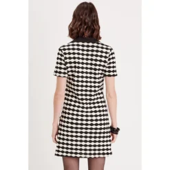 Robe Droite Col Polo -Velousia Soldes Boutique 3e3a3144ac877ad6934bff465fe36f8a