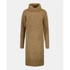 Robe En Tricot à Col Roulé