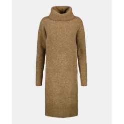 Robe En Tricot à Col Roulé