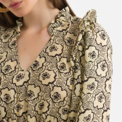 Ba&sh Robe Courte Imprimé Graphique, GRAZIE -Velousia Soldes Boutique 428e8a8b96bfc65050cb927a561bd014