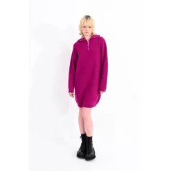 Robe Pull Col Zippé -Velousia Soldes Boutique 445bc1050e452df42168d394ebf50e38