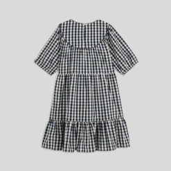 Robe Imprimée Vichy En Coton, Certifié OEKO-TEX -Velousia Soldes Boutique 44c32b5cb000ed251ab5e46f7b1fe529