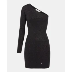 Robe Asymétrique Unie -Velousia Soldes Boutique 44fedefc1637843a4c645e8bf427a27c