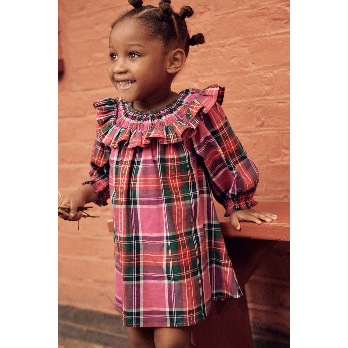 Next Robe Froncée Aux Carreaux 4 Next Robe Froncée Aux Carreaux – Image 4