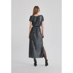 Ikks Robe Longue Plissée -Velousia Soldes Boutique 47a28c55fa7126b39b045fd2ed6e6b08