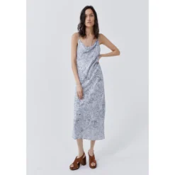 Ikks Robe Midi à Bretelles Imprimé Bandana