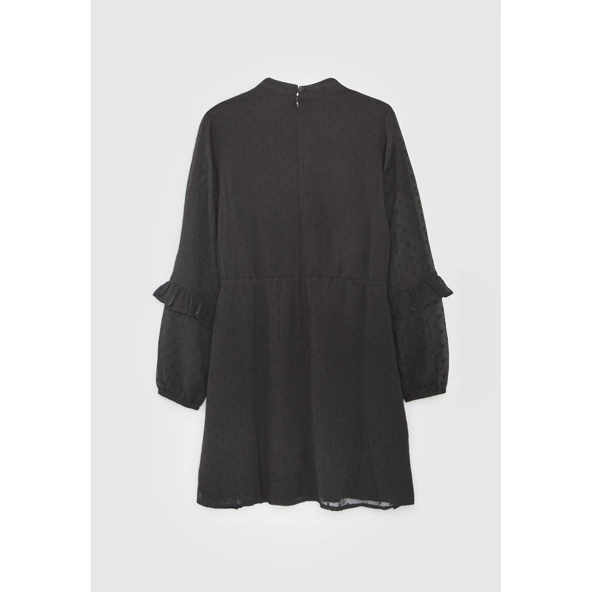 Robe Jacquard Plumetis à Plastron 2 Robe Jacquard Plumetis à Plastron – Image 2