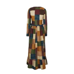 MANOUSH Robe Damier Velours -Velousia Soldes Boutique 48f8f78da1d8abb56d54c15ef3f6f5e1