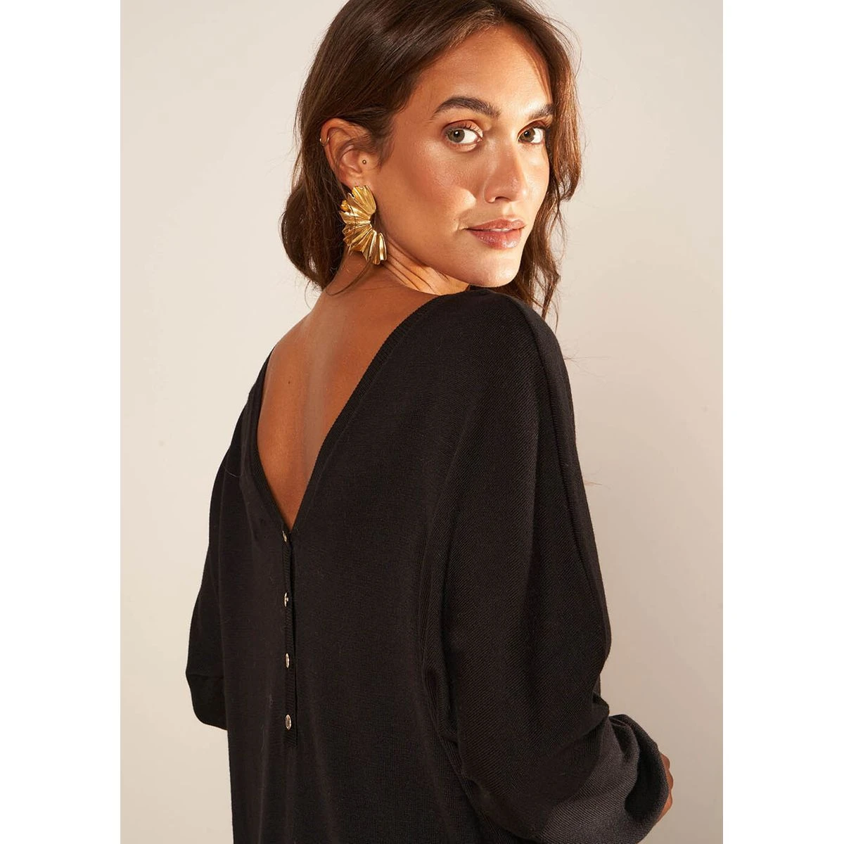 Robe Courte Col V 4 Robe Courte Col V – Image 4